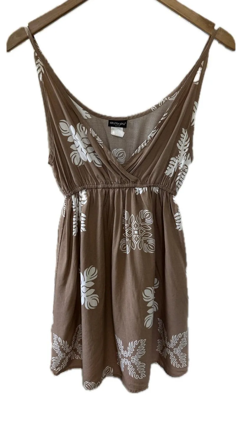 Hot Little Gurlz Women's Tunic Tank Top S Matching Elastic Waist Pull On Pants M Brown Size M - Image 1