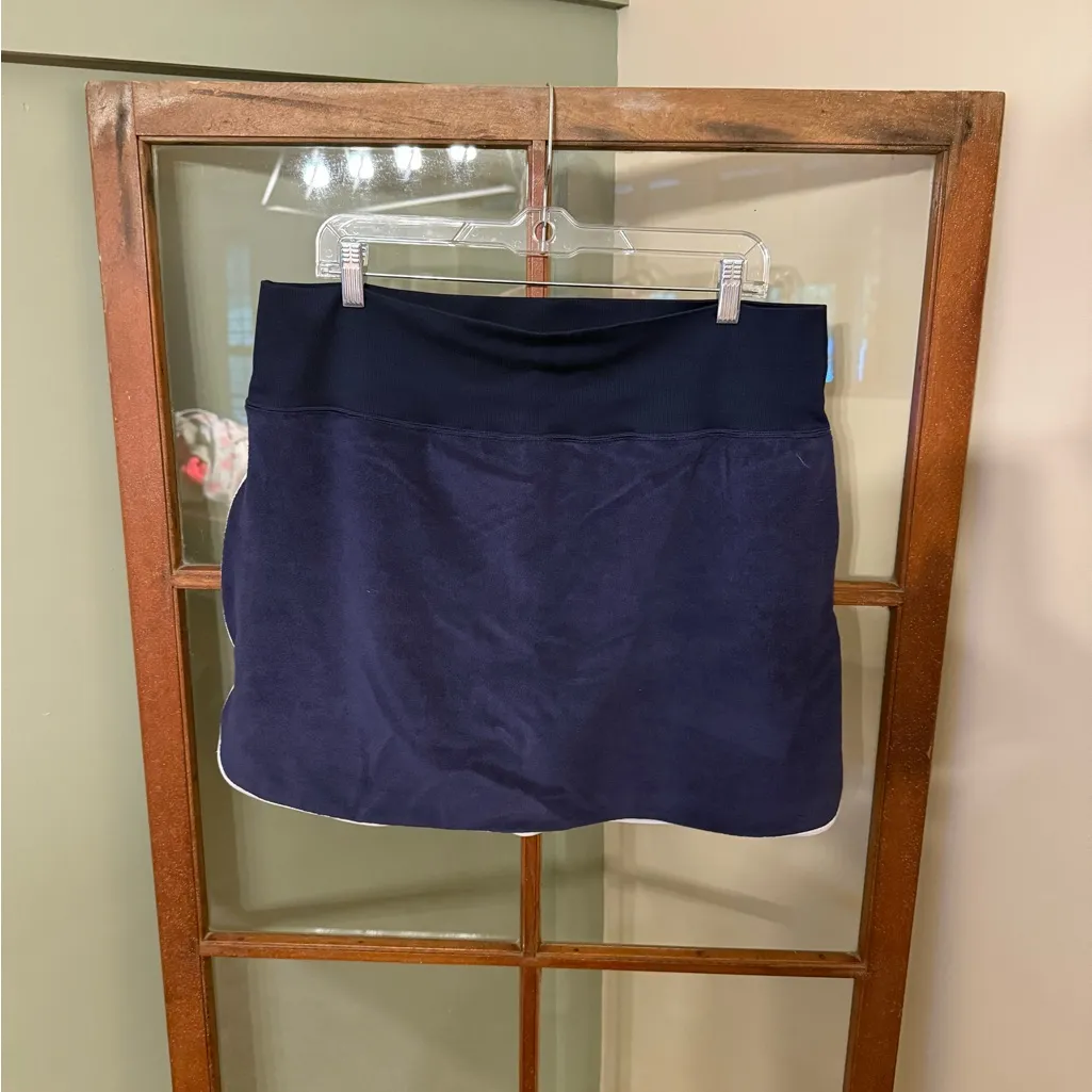 Offline by Aerie Purple Terry Cloth Skort with White Trim - Size XXL - Image 2