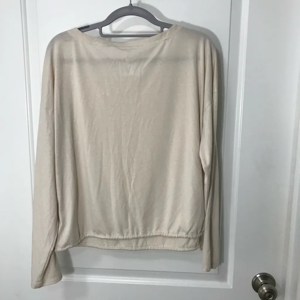 Apana Women’s Long Sleeve Poly/Rayon/Spandex Oversized Medium EUC - Image 2