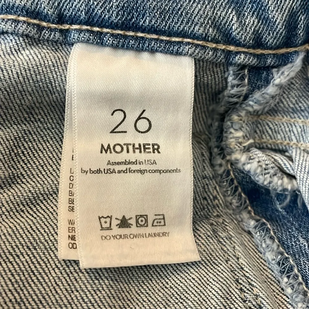 NWT MOTHER Denim The Patch Rambler Ankle Norway Dude Wash Size 26 - Image 8