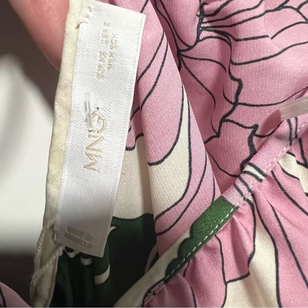 Mango Fresia-a Floral Print Dress, New with Tags, Size 2 - Image 8