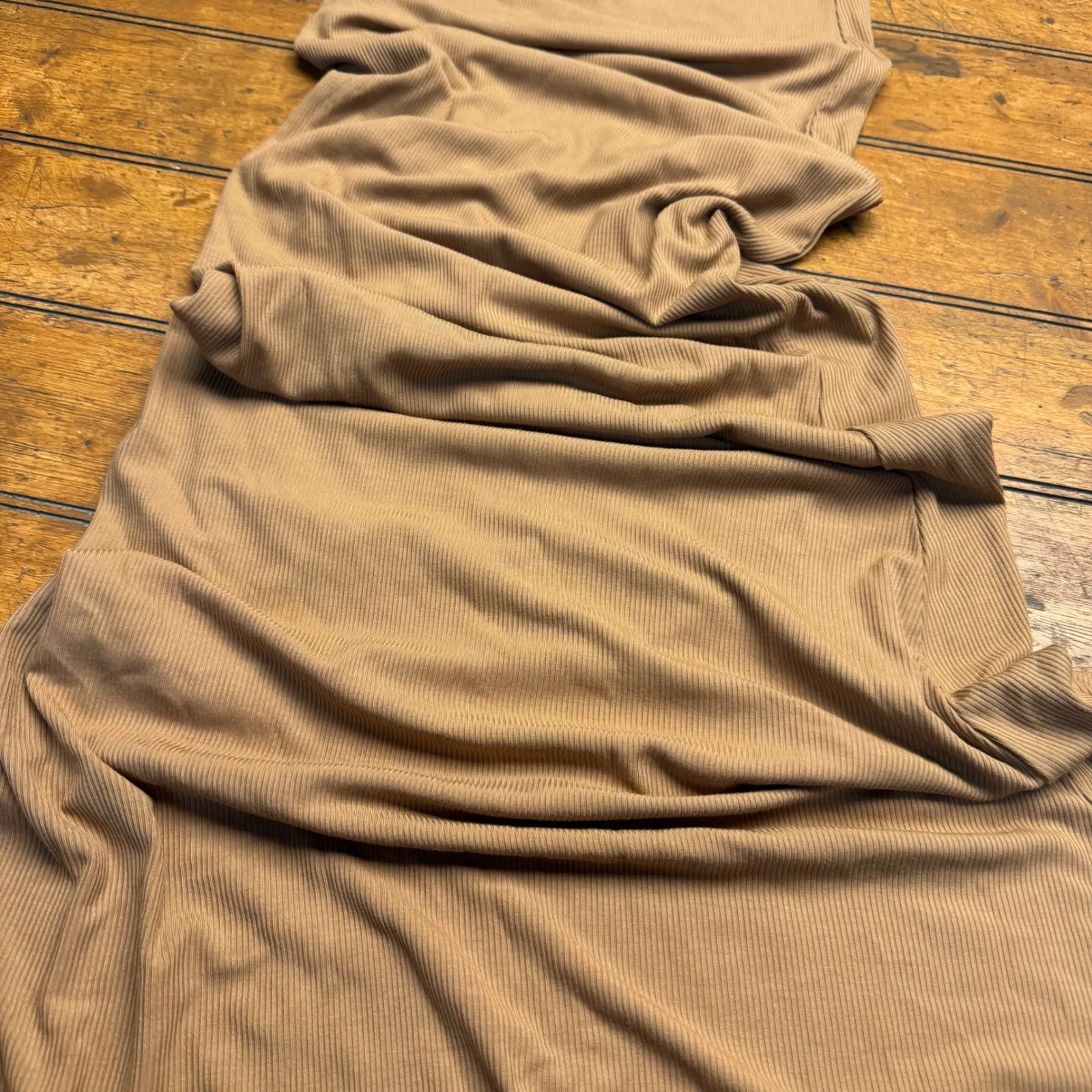 SKIMS Soft Lounge Long Slip Dress Camel XL Ribbed nwt new with tags - Image 2