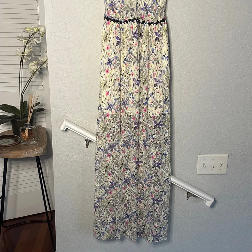 NEW Free People Limited Edition Cherry Blossom Maxi Dress Romantic Lace Coquette - Image 7