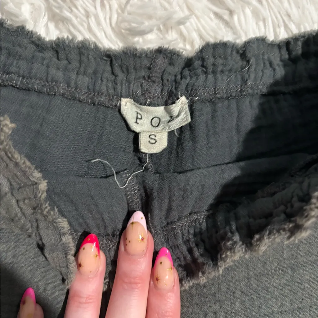 POL‎ Small Hunter Green Ruffled Shorts - Image 2