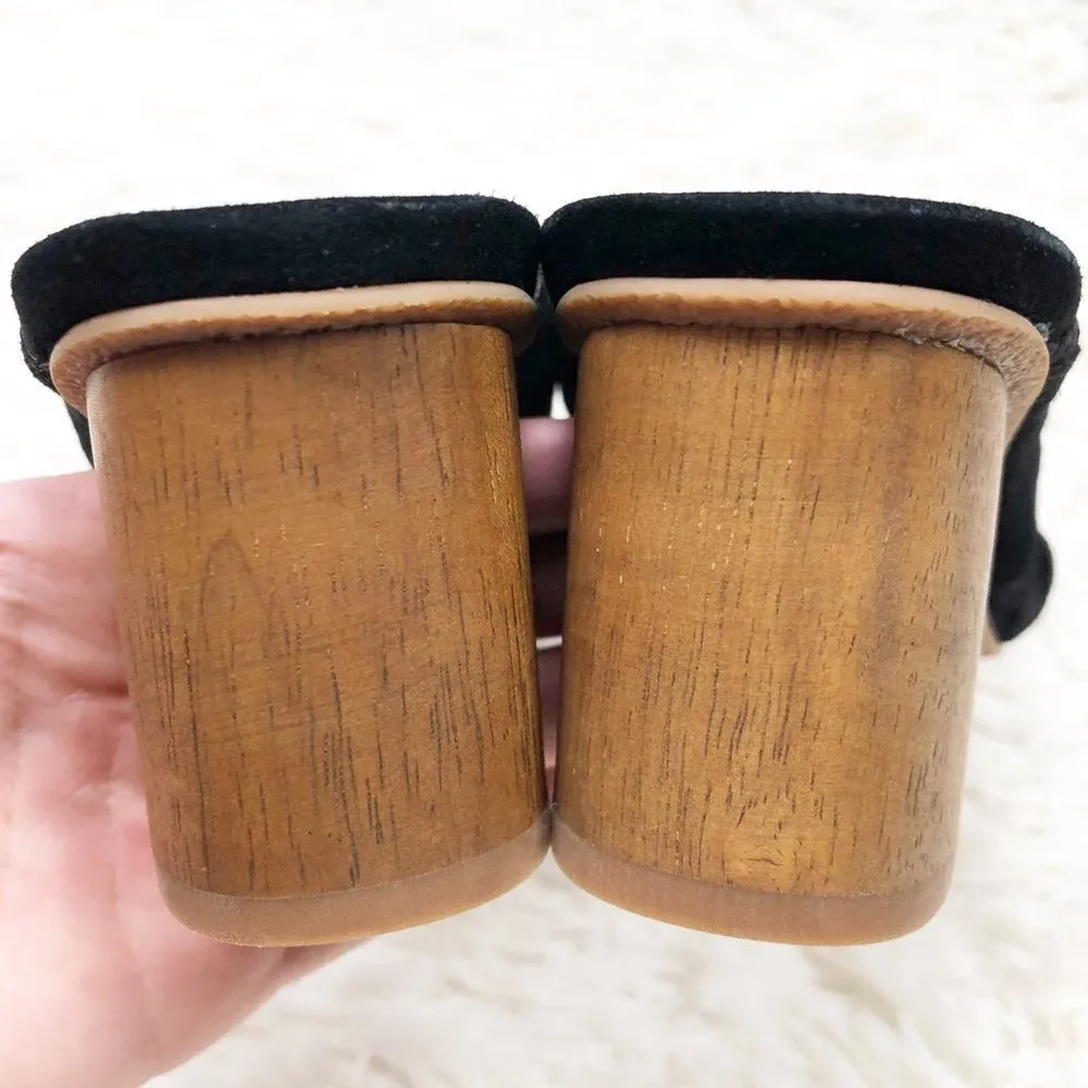 Jack Rogers Holly Black Suede Mule Sandals 6 - Image 4