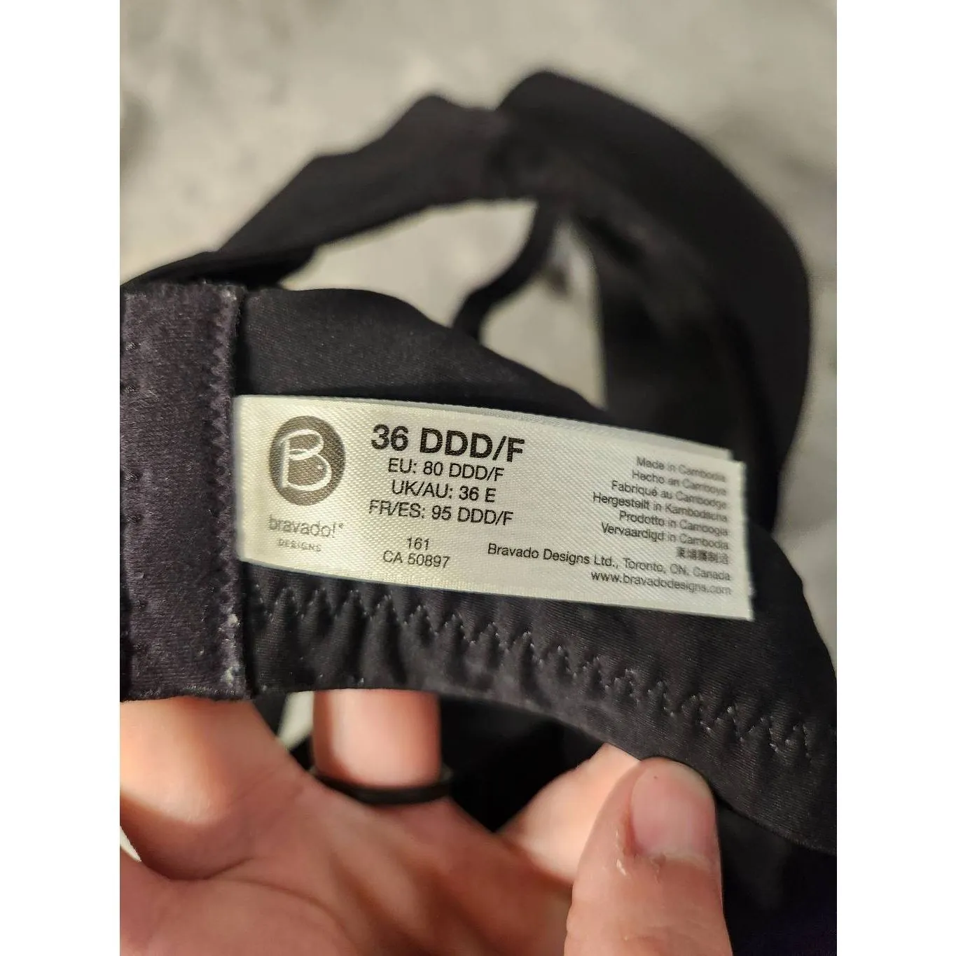 Bravado Belle Molded Seamless Underwire Nursing Bra 161 size 36DDD/F - Image 3