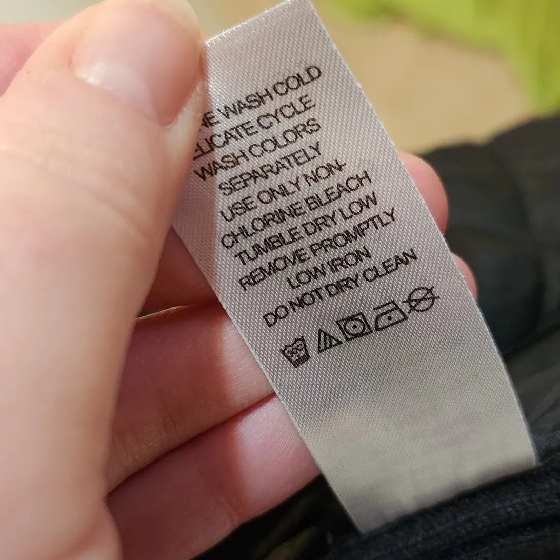 Woman Within Black Insulated Stand Collar Full Zip Quilted Jacket Size 26/28 - Image 12