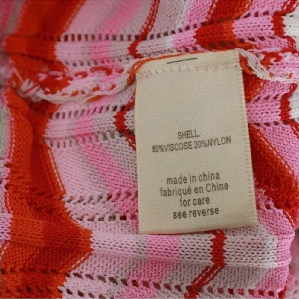 Torn by Ronny Kobo zig zag pink scalloped edge mini skirt - Image 4