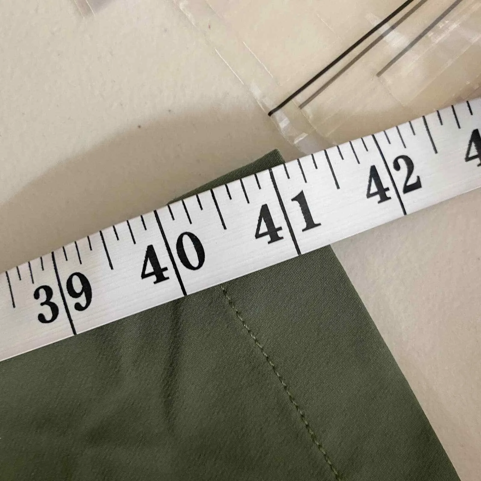 Under Armour Activewear Pants 32x32 Green Nylon Quick Dry Flat Front Pockets - Image 12