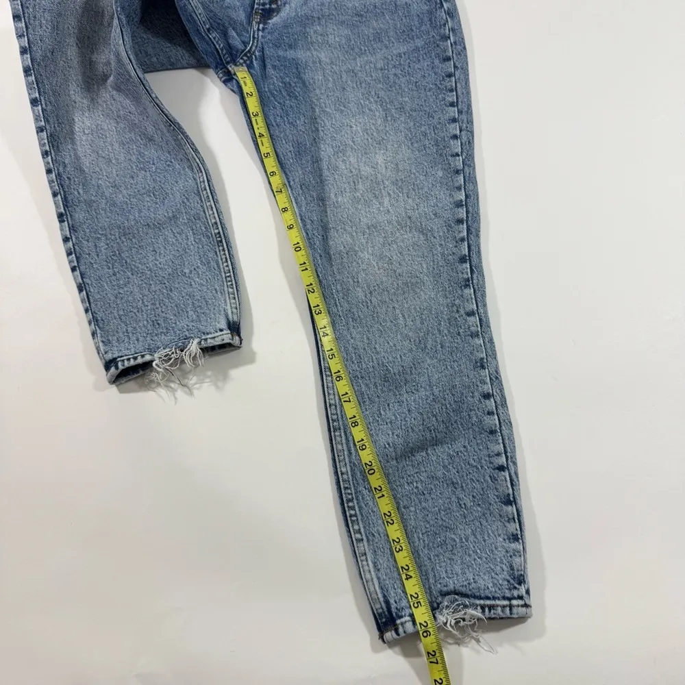 Abercrombie The Mom High Rise Jeans Acid Wash Curve Love - Image 8