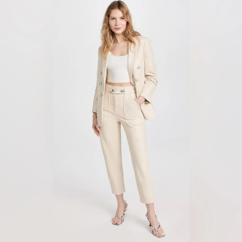 Veronica Beard Leather Suit - Image 2