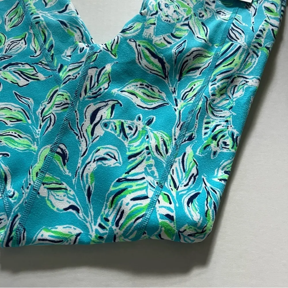 luxletic 24” high rise midi leggings turquoise oasis xs - Image 8