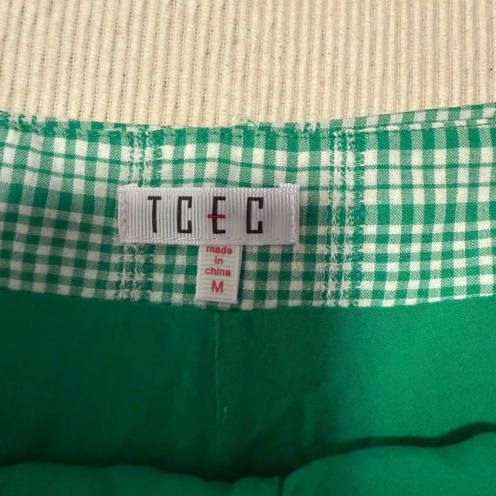 TCEC Green and White A-Line Mini Skort - Image 7