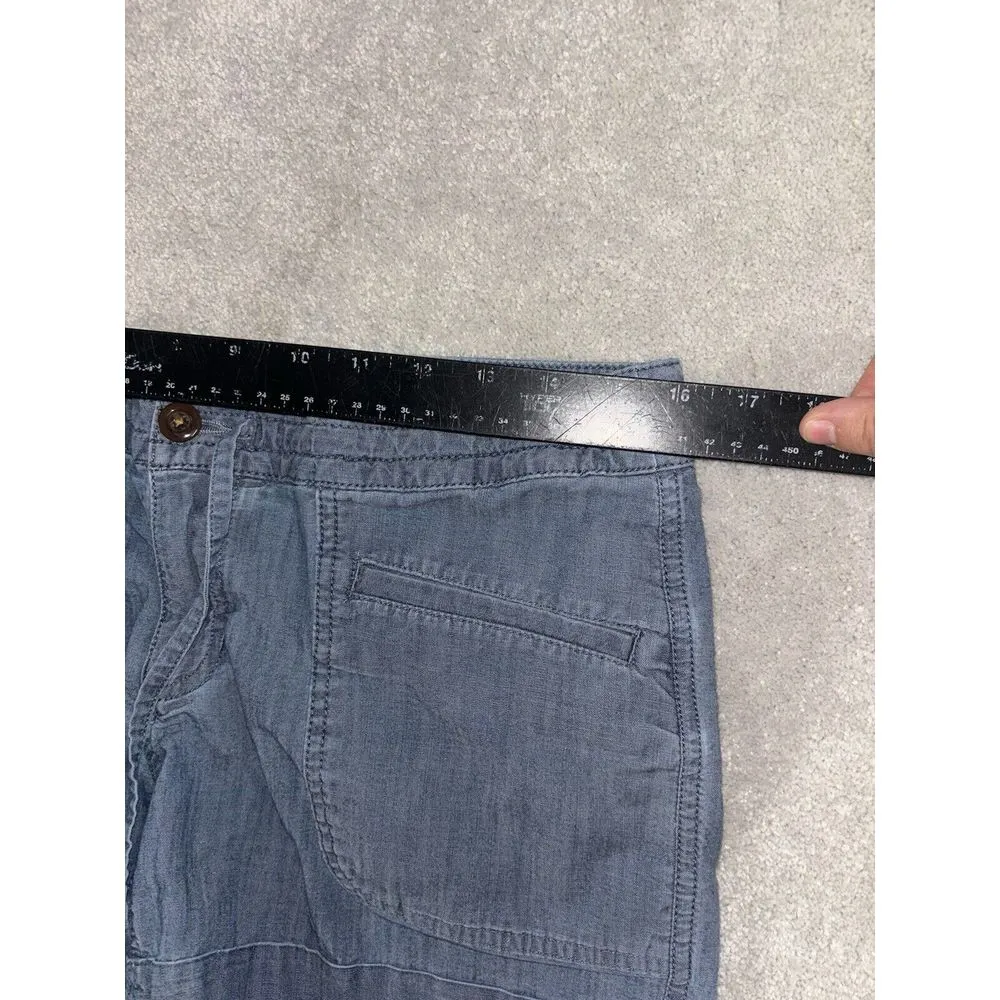 The North Face Shorts Womens‎ Size 8 Chambray Drawstring 3.5" - Image 5