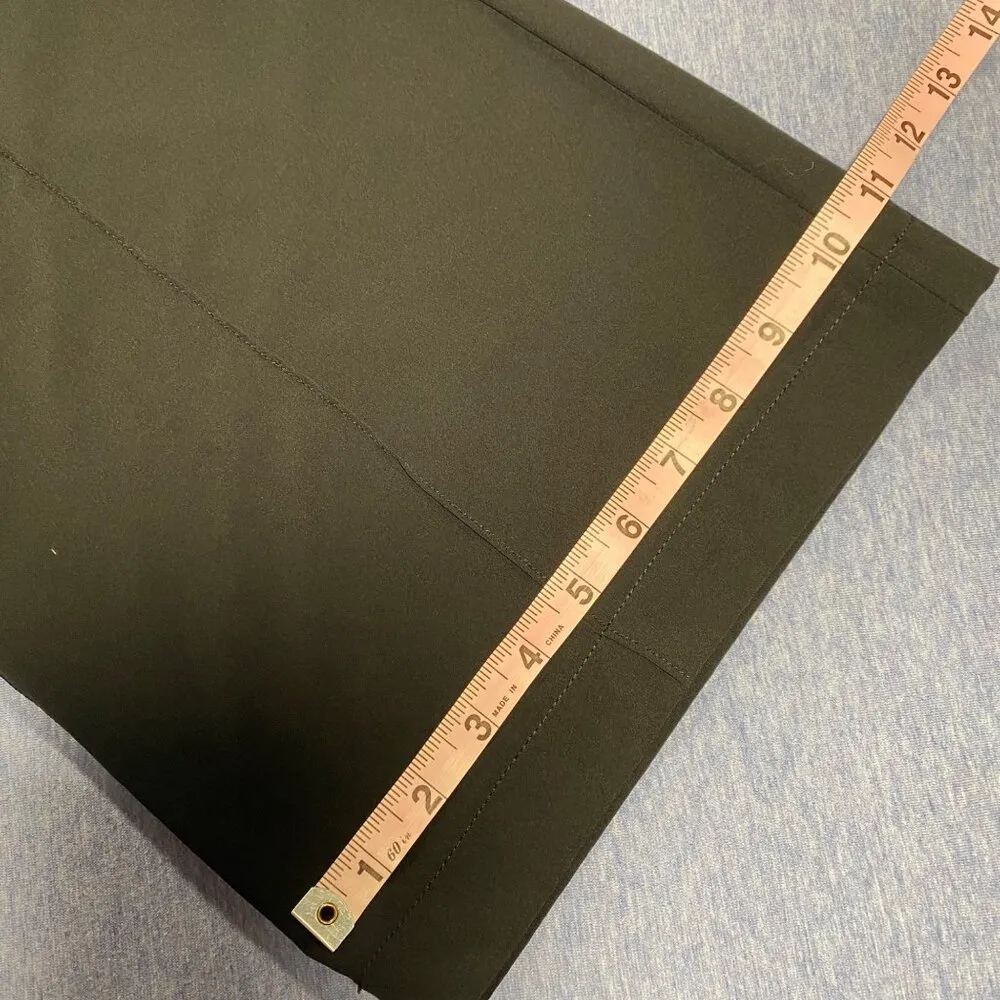 Duluth Trading Women's Black Pleated Flexellence Wide Leg Pants Size 14 - Image 7