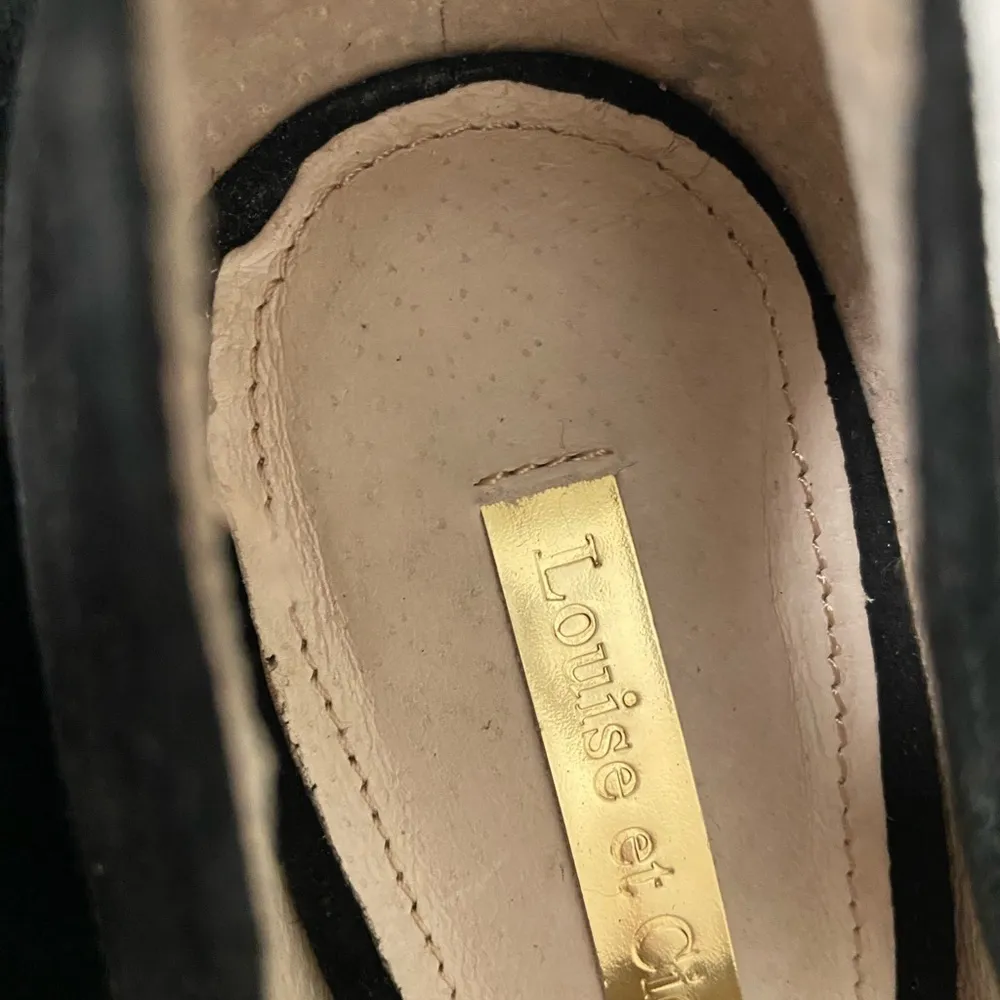 Louise Et Cie black maryjane sandals sz 7.5 Korrie Black Leather closed toe - Image 9