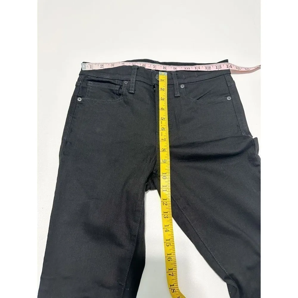 Madewell Women's 9" High Rise Skinny Denim Jeans Isko Stay Black Size 28‎ - Image 8