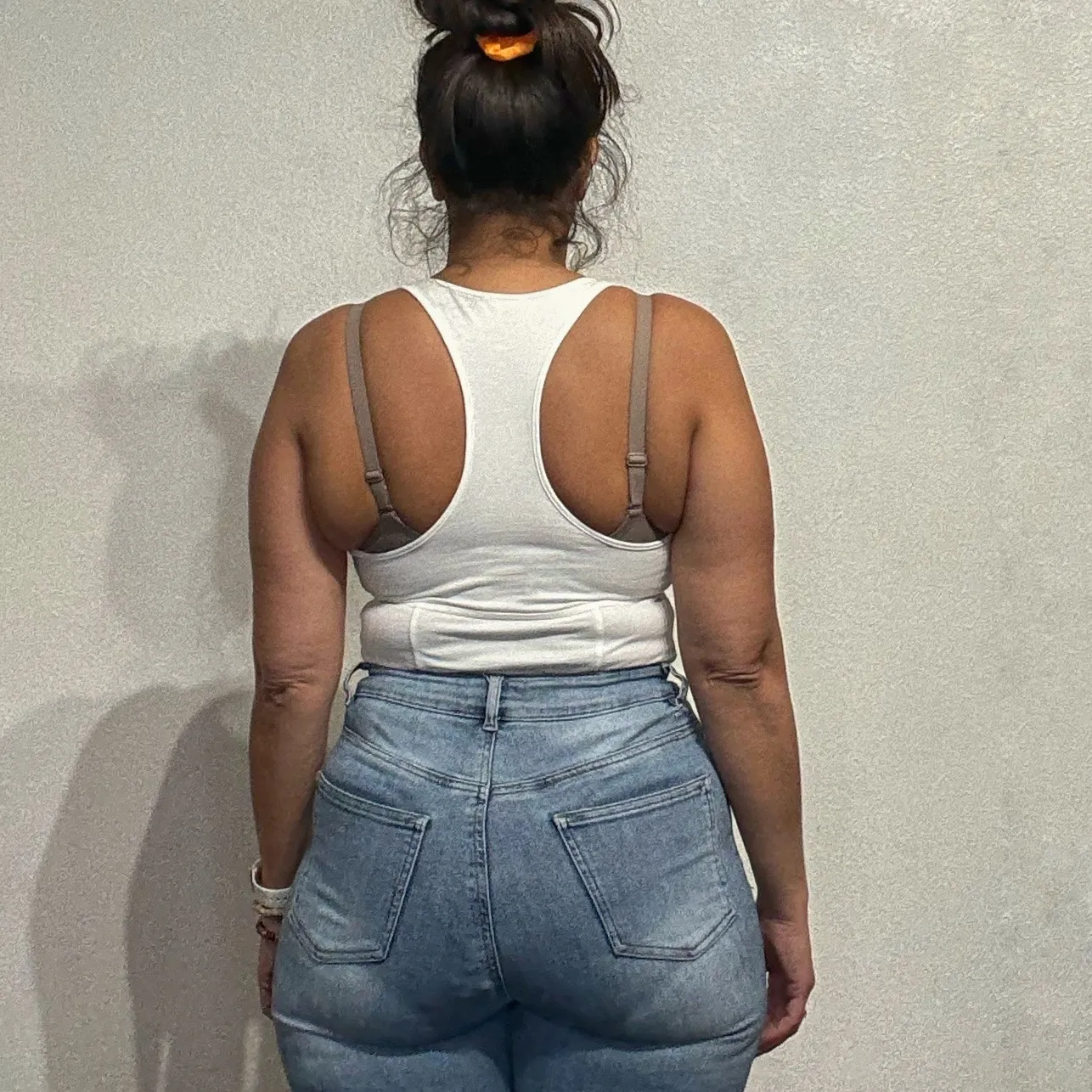 Free People Intimately White Racerback Bodysuit Sz M - Image 11