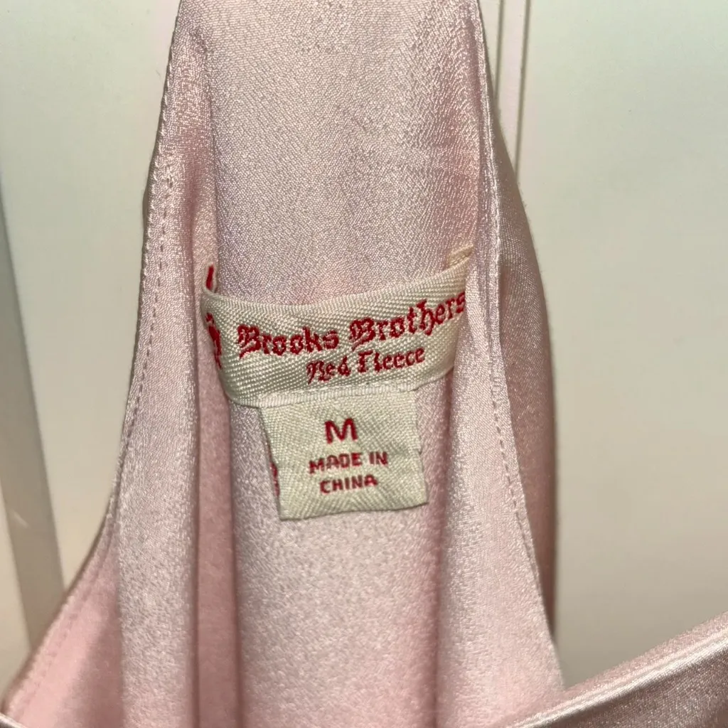 Brooks Brothers Pink 100% Silk Charmeuse Cami - Image 3