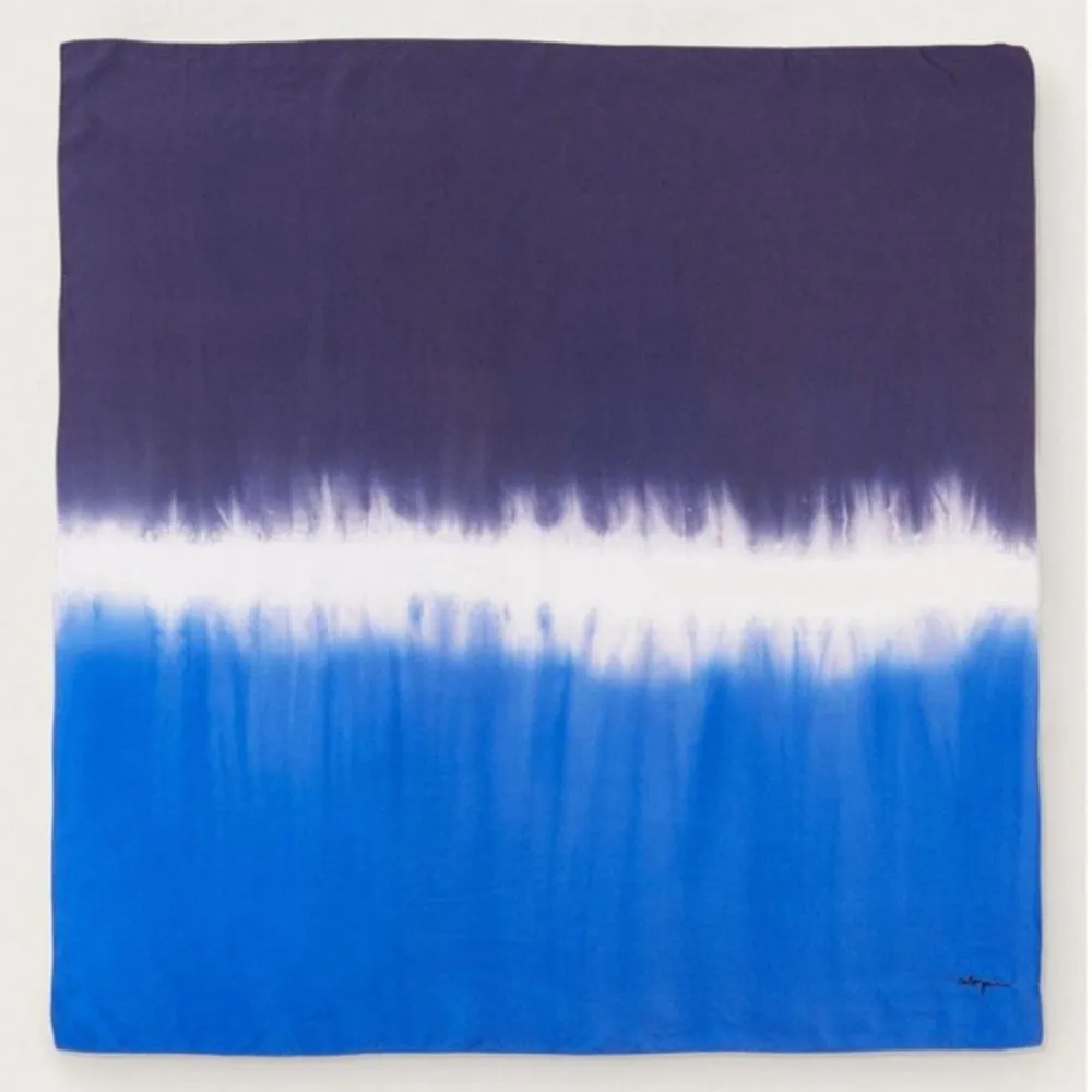 NEW Cult Gaia Gaia's Silk Scarf, Glacier Aspen New w/Tag, in box - Image 3