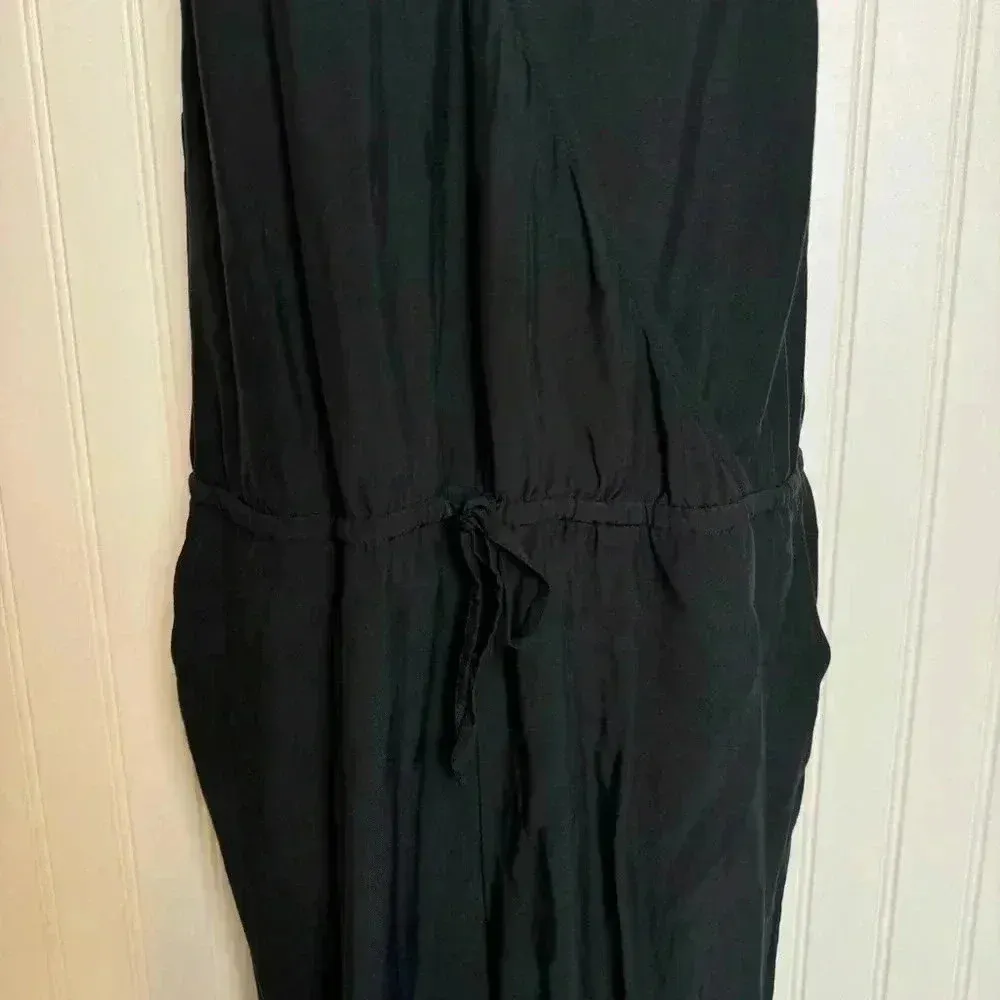 Nordstrom Trouvé Black Sleeveless Jogger Jumpsuit V - Image 3