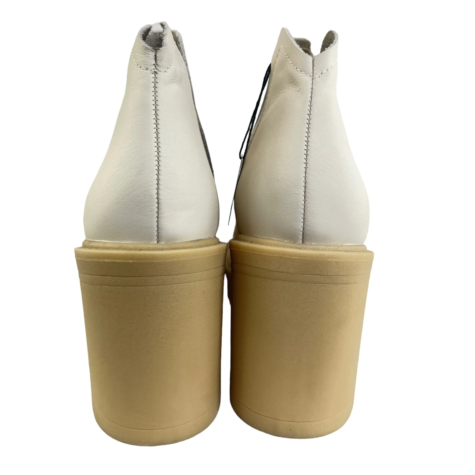 Dolce Vita Waterproof Chunky Heel Chelsea Ankle Boots Women’s Ivory Lug Sole 11 - Image 7