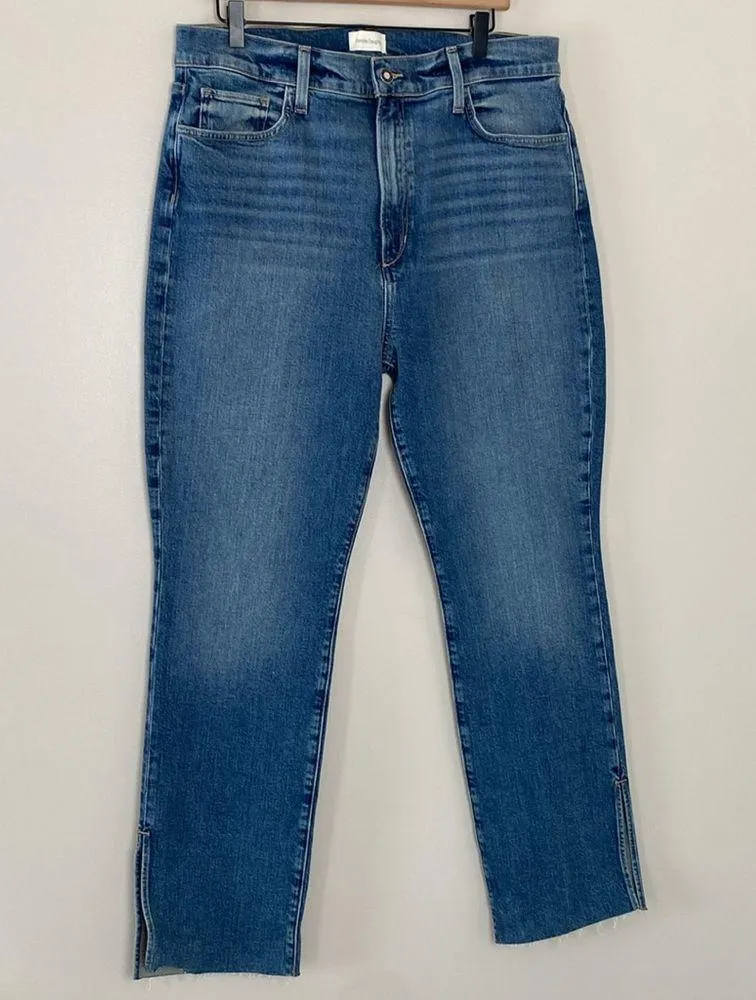 Favorite Daughter The Valentina Super High Rise Cigarette Ankle Jeans Size 34 Blue - Image 15
