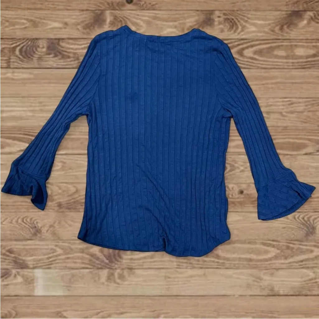 NWT Westbound Blue Long Sleeve Top - Image 2