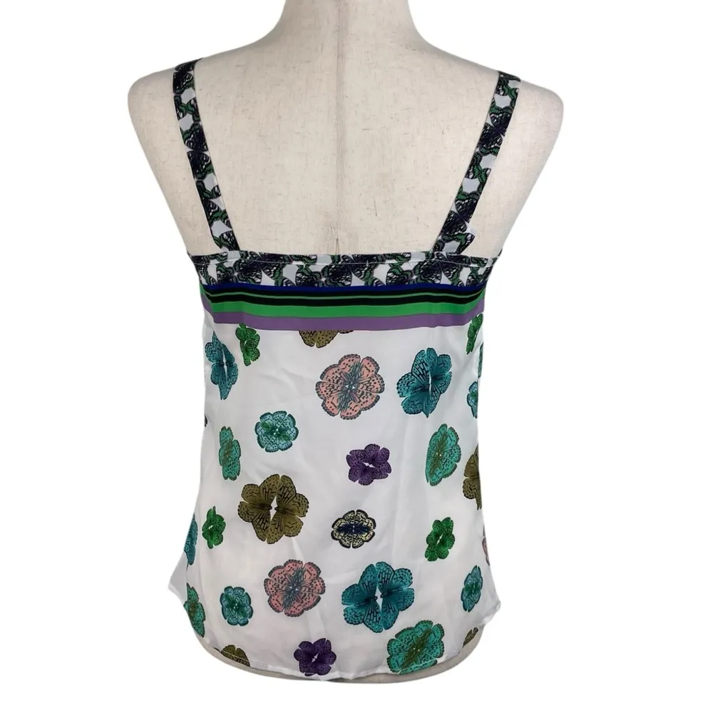 Vintage 90s Y2K The Limited Butterfly Floral Print Tank Camisole Size XS Fairy - Image 2