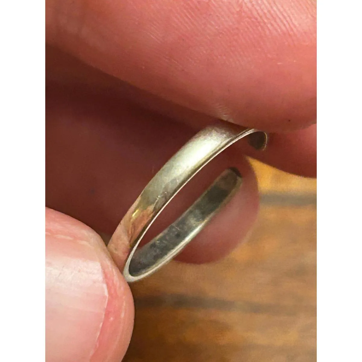 925 sterling silver ring band 1.49g h95 size 7 - Image 2