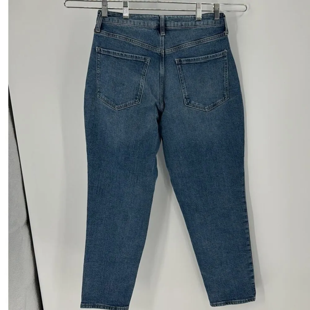 Old Navy high rise curvy straight secret smooth pockets school everyday size 10 - Image 6