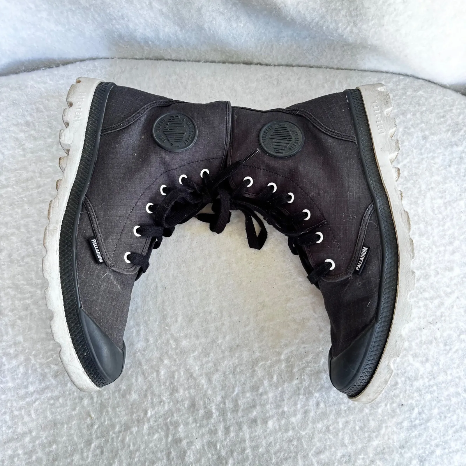 Palladium Pampa Hi‎ Lite Waterproof Canvas Ankle Boots Womens Mens US 10 - Image 5