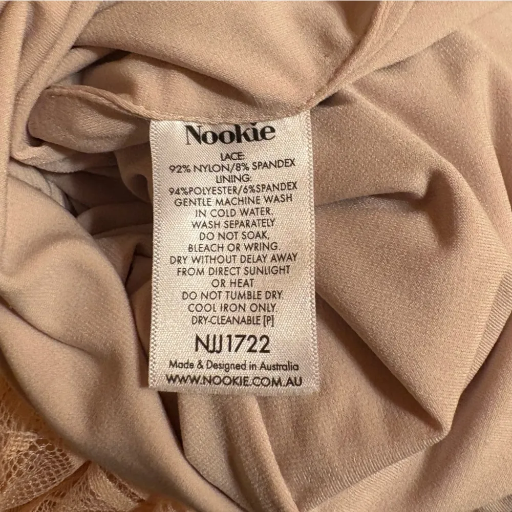 NWT  Linda Lace Midi Dress in Nude - Image 8