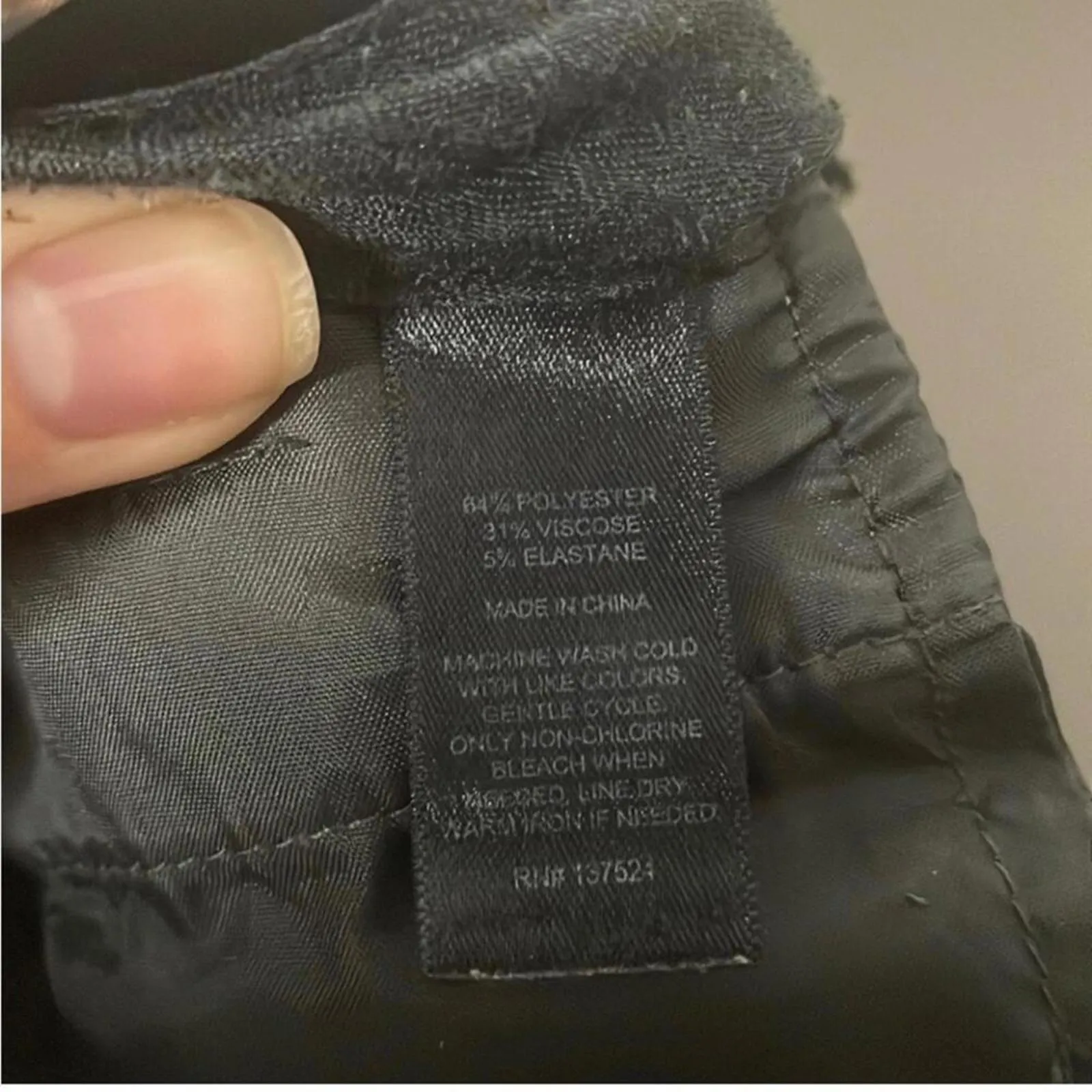 Express Design Studio Editor Pants Grey Plaid Work Career Office Trouser - Image 4