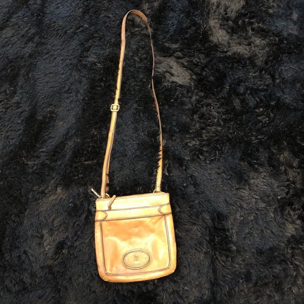 FOSSIL leather purse bag crossbody - Image 10