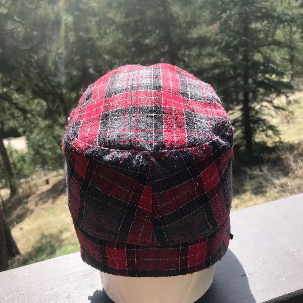 Target Red Plaid Sherpa Lined Flap Lumberjack Winter Hat One Size - Image 3