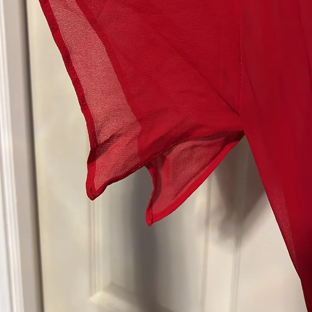 Reformation Frances Red Dress Size small - Image 7