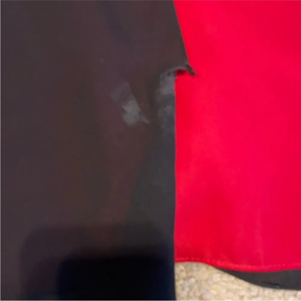 Dave and Johnny  red and black slit maxi dress prom - Image 8