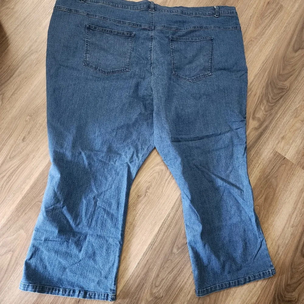 PLUS SIZE Blue Denim Jeans FULL LENGTH - Image 7