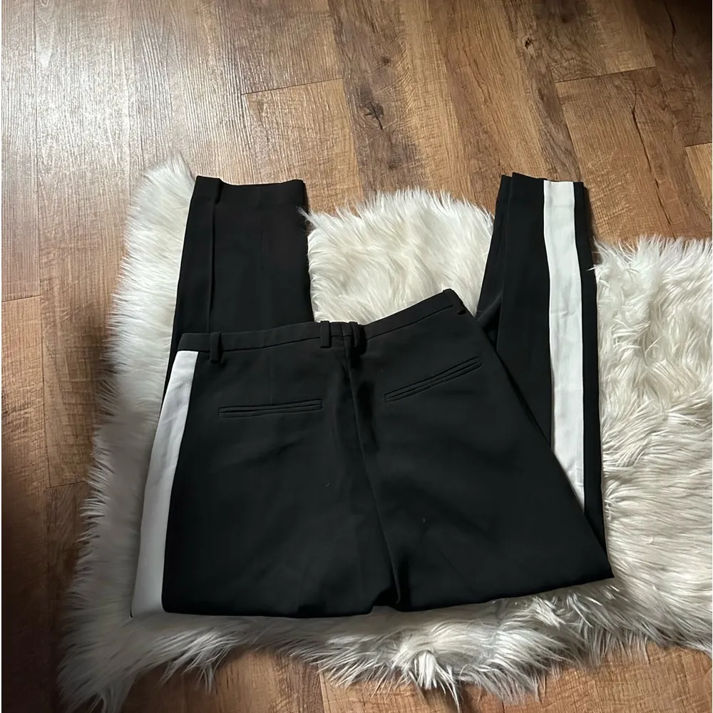 & OTHER STORIES Grosgrain Side Panel Trousers In Black - Image 7