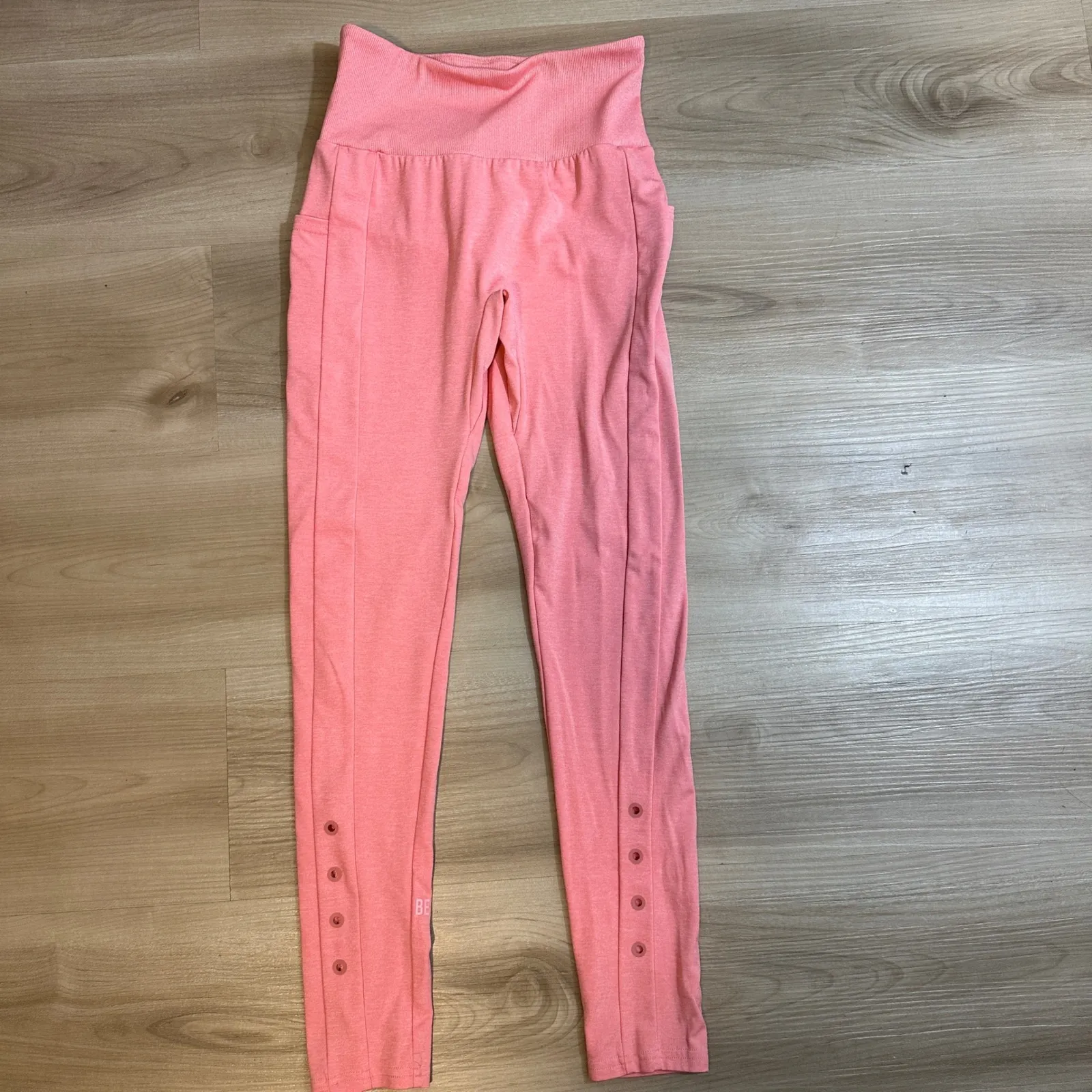Gymshark Be a Visionary Seamless High Waisted Leggings Coral Pink Size S - Image 4