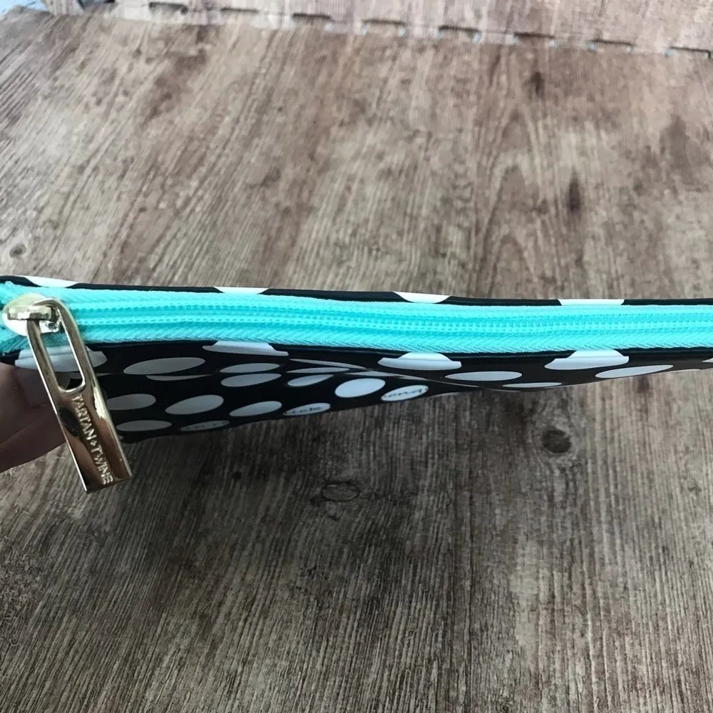 Tartan & Twine Polka Dot Cosmetic Bag Black - Image 4