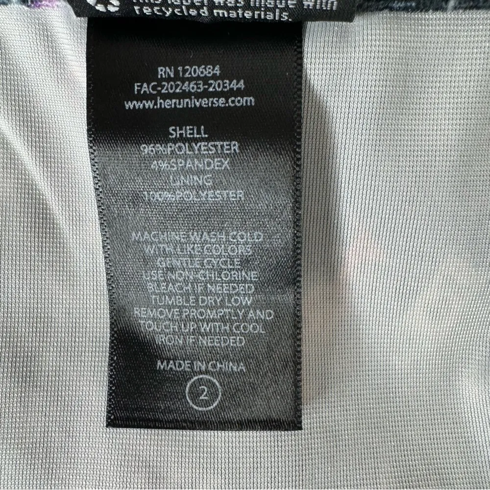 Her Universe Disney Cruella Icon Toss Velvet Strappy Dress Plus Size 2 2X - Image 10