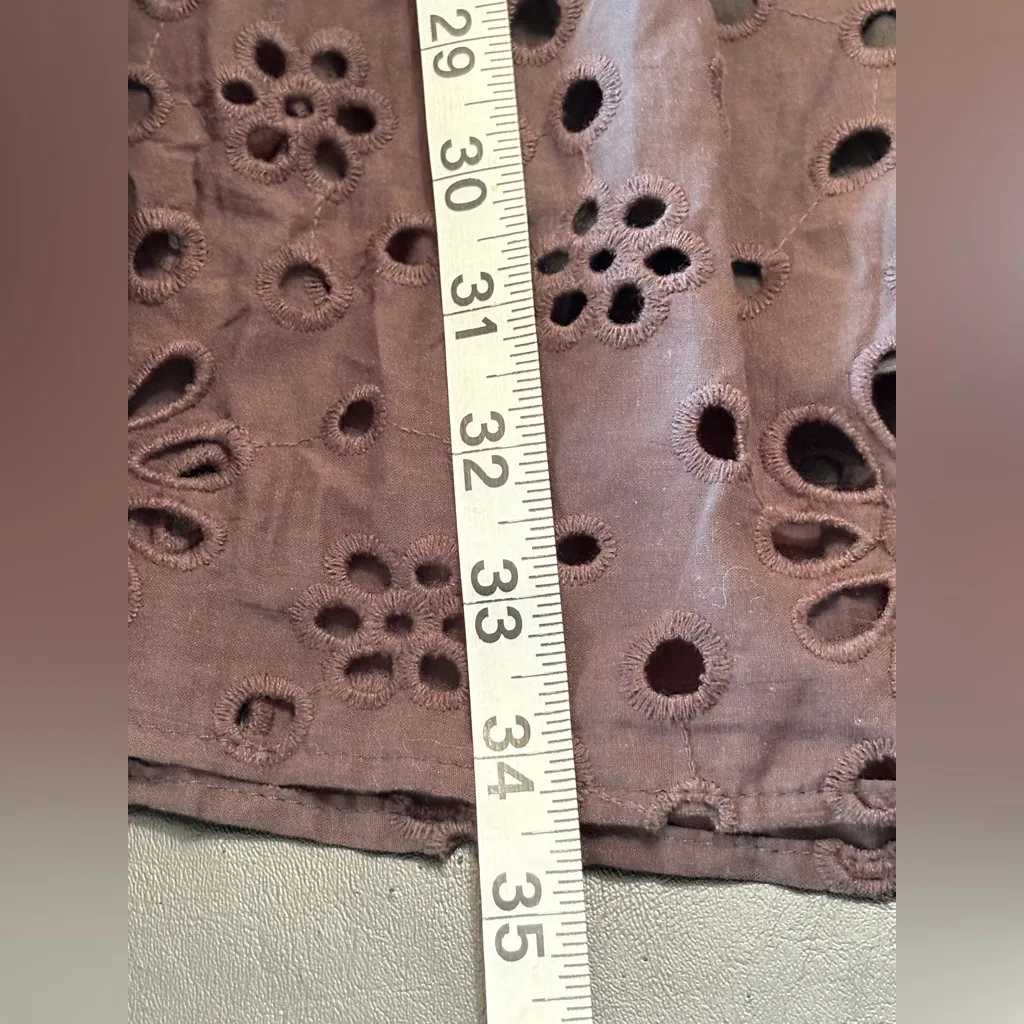 Mud Pie The Meredith Black Eyelet Tunic stylish & feminine dress size Small NWT - Image 15