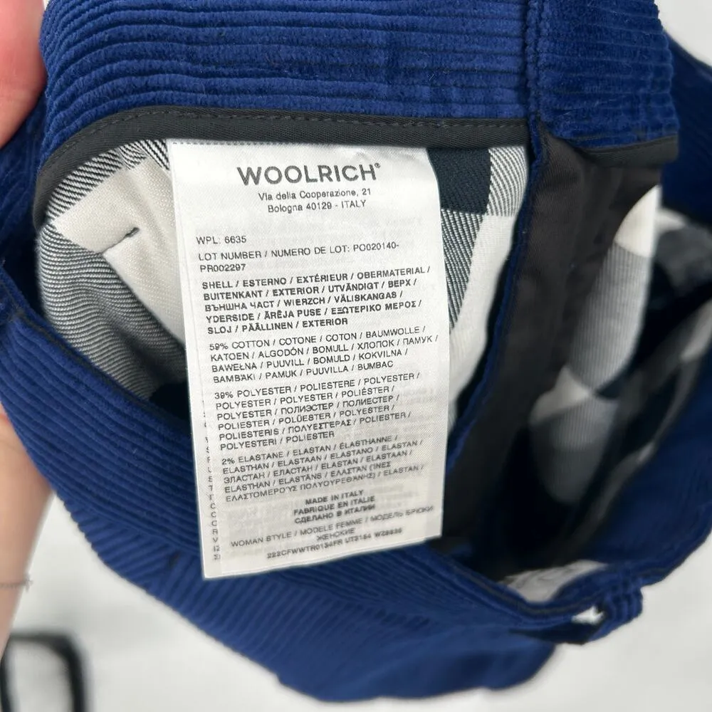 Woolrich Corduroy Pant Casual Trousers Navy Blue Size 30 Women's - Image 10