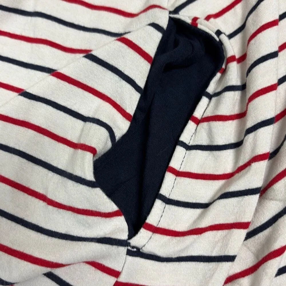 Time and Tru 3X XXXL Red Blue Stripe Tshirt Swing Midi Dress Pockets Patriotic Size undefined - Image 5