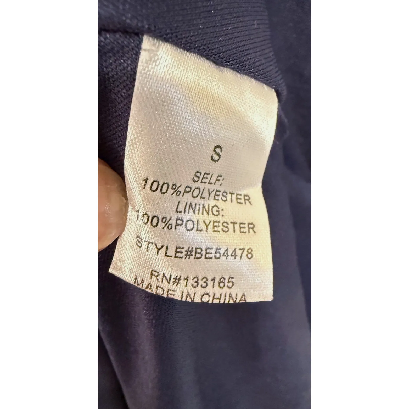 Altar'd State Navy Blue V-Neck Sleeveless Tie‎ Strap Fit & Flare Dress - Image 4