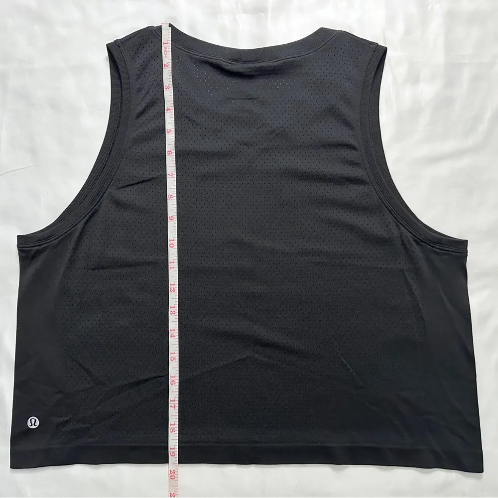 Breeze By Muscle Crop Tank *Logo - Black / Black - 6 - Image 11