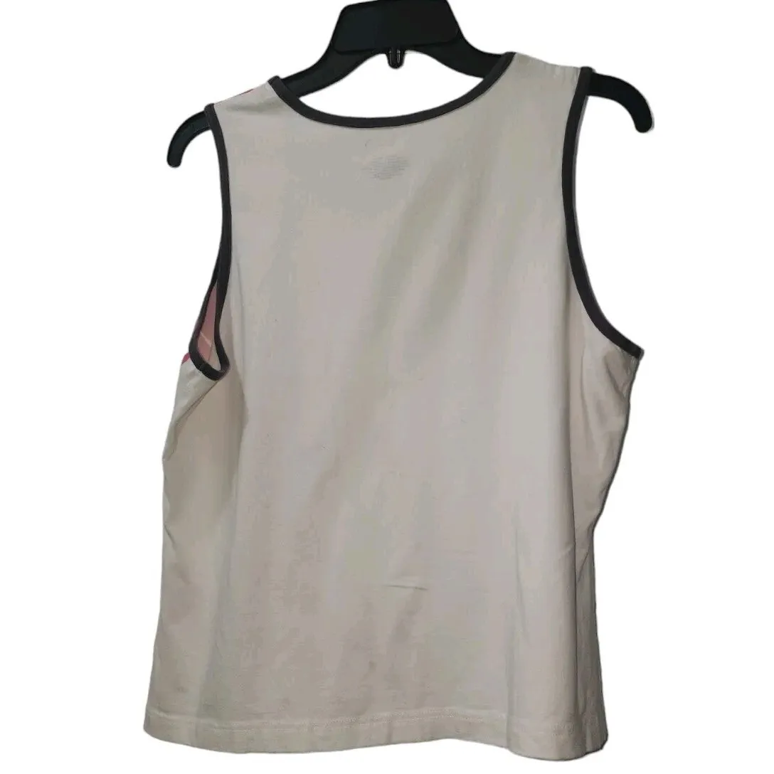 Fila Sport Tank Top Sleeveless Athletic Activewear Pink Accents‎ XL - Image 2