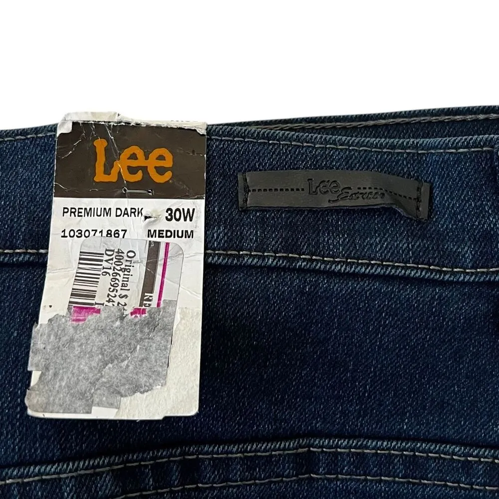 Lee Blue Relaxed Fit Jeans Women Plus Size 30W Medium NWT | 29-3 - Image 5